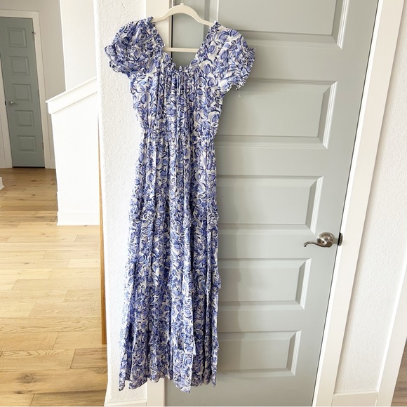 NWT ASTR Viona Floral Off Shoulder Ruffle Maxi Dress - Picture 3 of 5